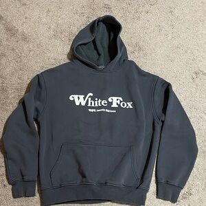Women’s XS/S White Fox Boutique Charcoal Hoodie